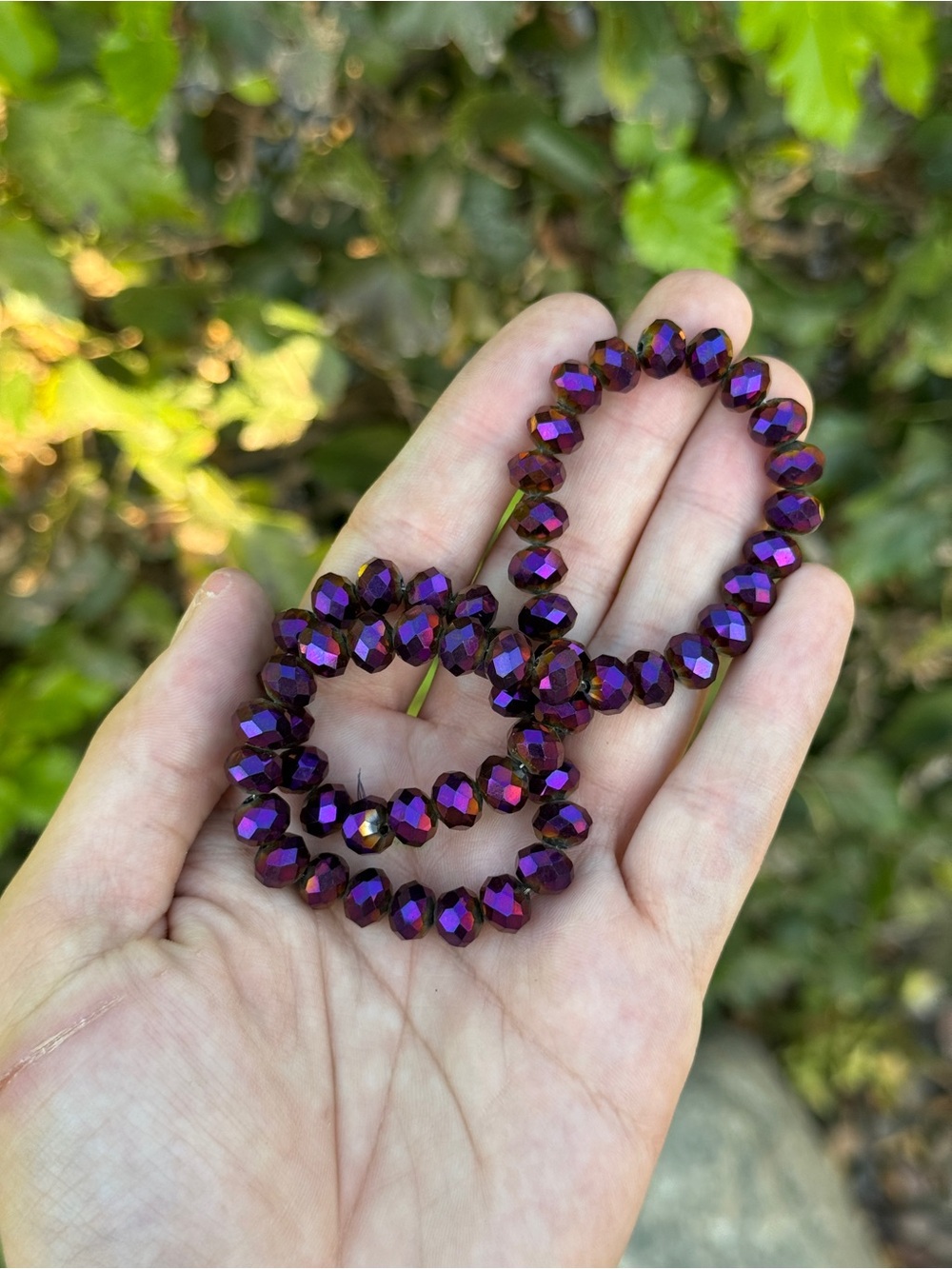 Bulk 12 Strands Glass Faceted Rondelle Beads - Picture 4 of 8